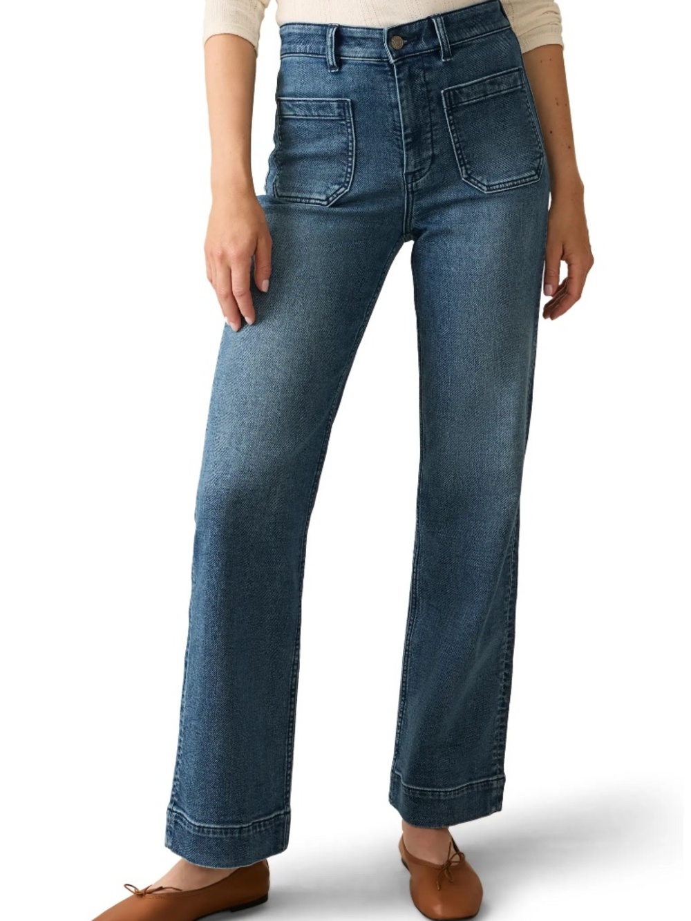 Faherty Stretch Terry Patch Pocket Pant in Riverton 28